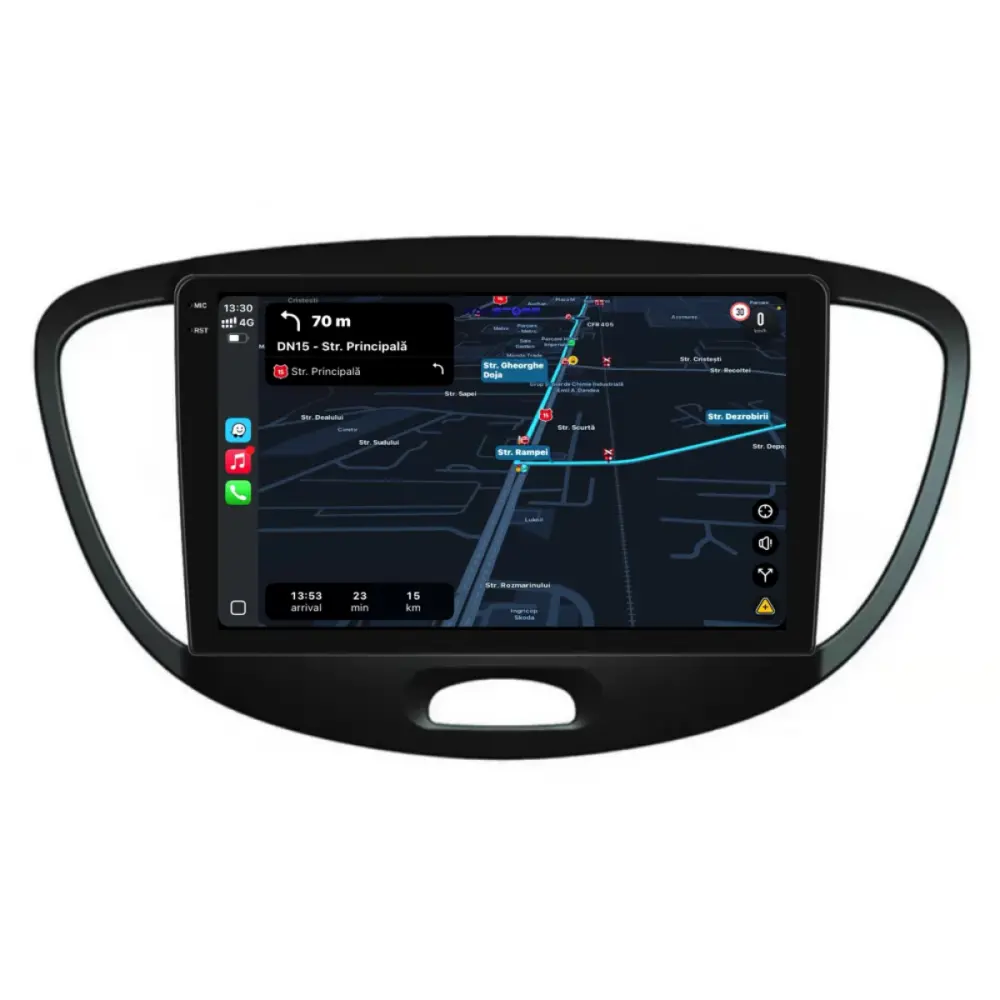 Navigazione Touch Screen 9 Pollici Quadcore per Hyundai I10 2007-2013