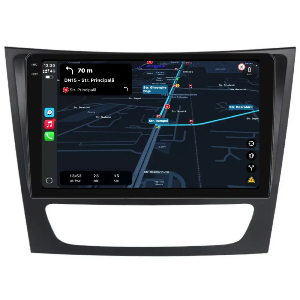 Navigazione Touch Screen 9 Pollici Quadcore per Mercedes Classe E W211 2002-2010