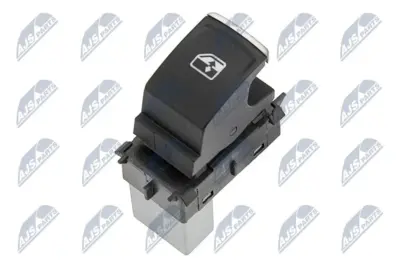 NTY Interruttore Alzacristallo Cromato per VW Golf VII, Passat B8, Tiguan