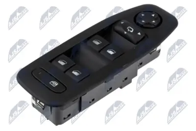 NTY Interruttore di Controllo Finestra per Peugeot 2008 2013-, 208 2012