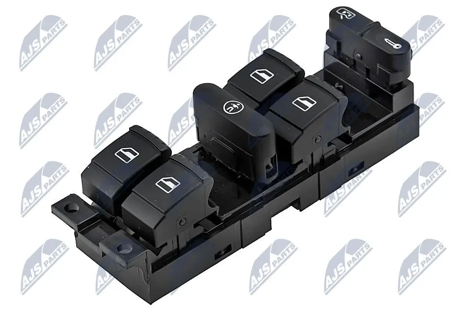 NTY Interruttore di Controllo Finestra per VW Golf IV 1997-, Bora 1998-, Passat