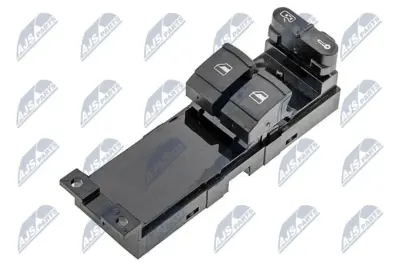 NTY Interruttore di Controllo Vetro per VW Golf IV 1997-, Bora 1998-, Passat B5