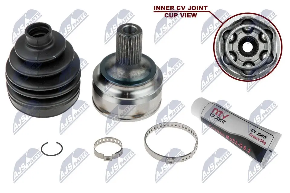 NTY Kit Giunti Semiasse Esterno per Mercedes Classe C 204 07- e Altri