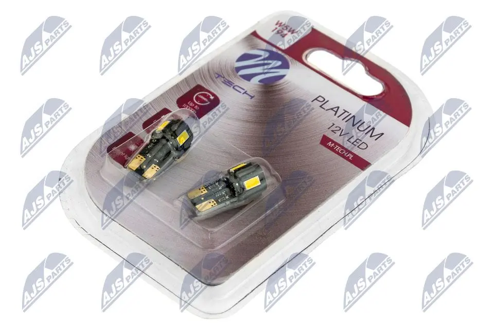 NTY Lampadine LED W5W Platinum 12V Canbus 5xLED Osram per Auto