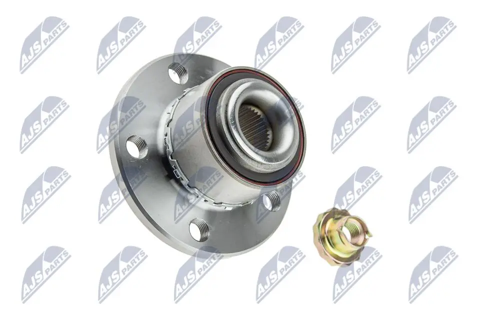 NTY Mozzo Ruota Anteriore con Cuscinetti per Skoda Fabia 1.4-2.0, Seat Ibiza