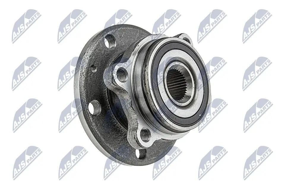 NTY Mozzo Ruota Anteriore con Cuscinetti per VW Caddy III, Golf V, Touran