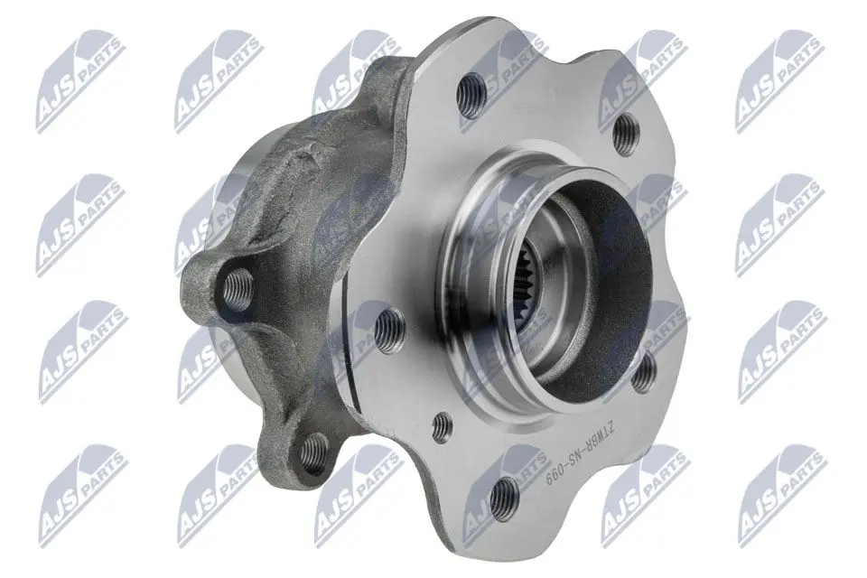 NTY Mozzo Ruota Posteriore con Cuscinetti per Nissan Qashqai 4WD 13- e Renault