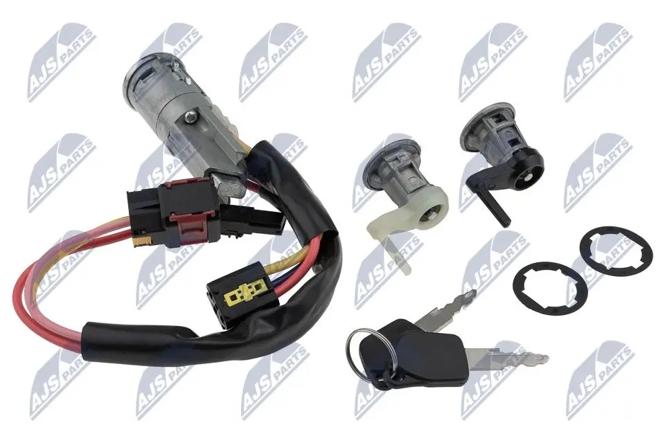 NTY Set Serratura Lucchetto per Peugeot 206 (1998-) con 2 Chiavi