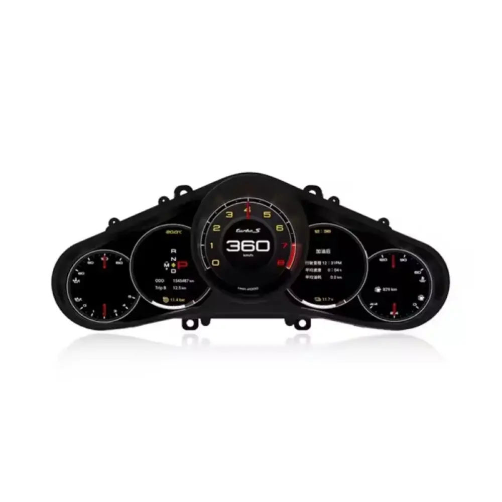 Orologio Digitale Cruscotto 12,3 Pollici per Porsche Cayenne 2017+