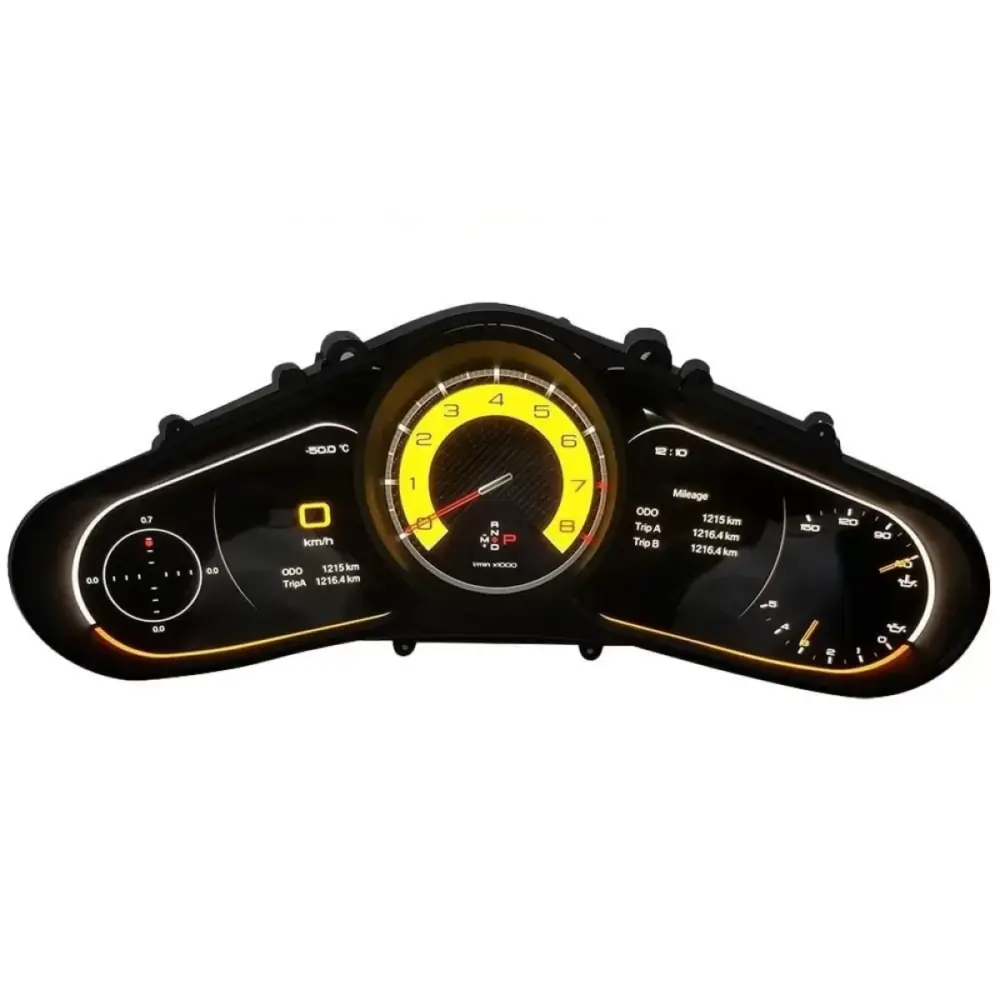 Orologio Digitale Cruscotto 12,3 Pollici per Porsche Cayenne 2017+