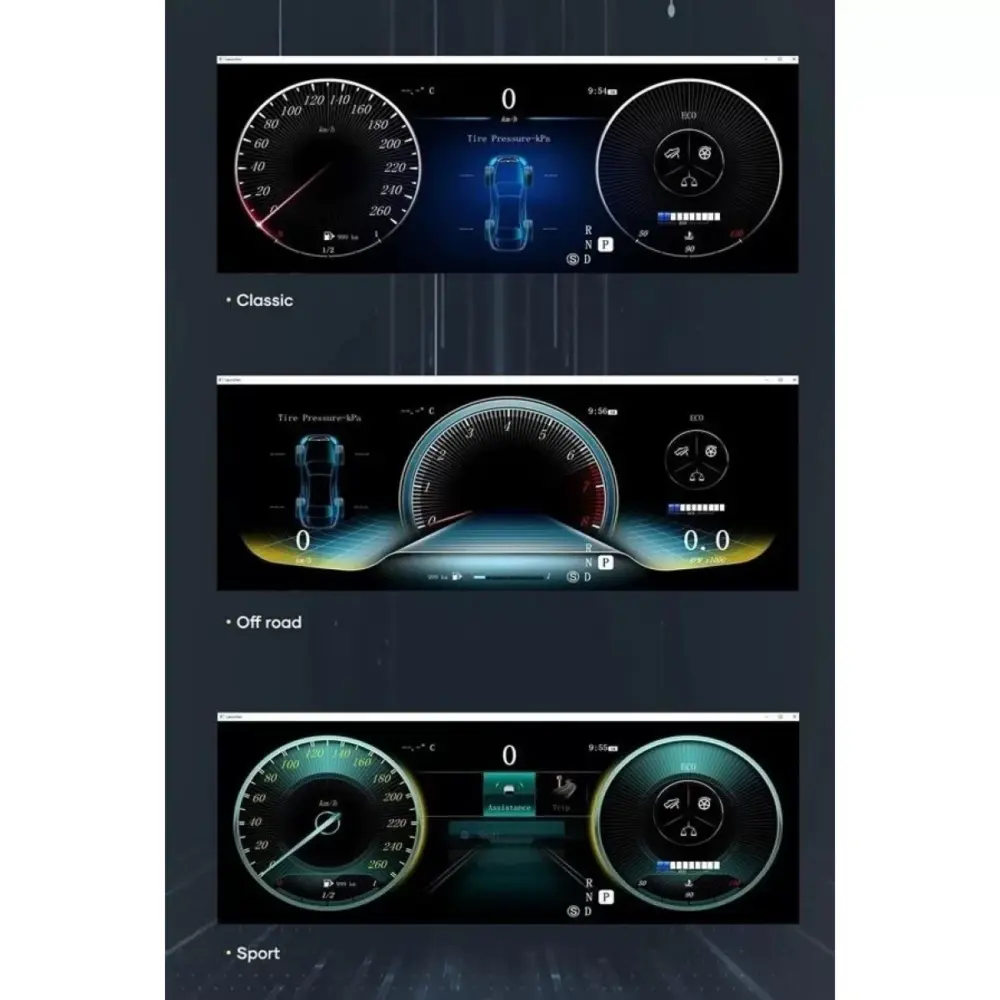 Orologio Digitale Elettronico per Mercedes CLA 2013-2018