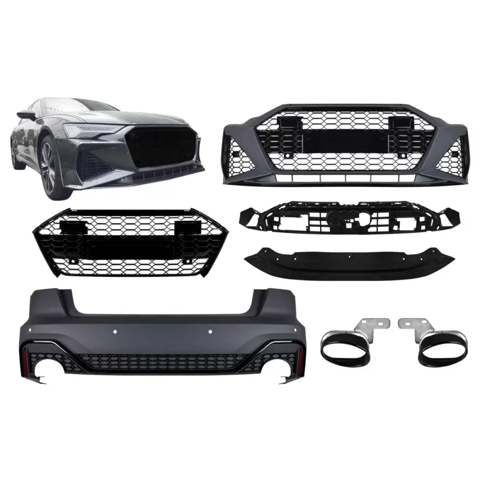 Pacchetto RS6 Paraurti Sportivo per Audi A6 C8 Berlina dal 2018