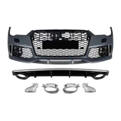 Pacchetto RS7 Posteriore per Audi A7 2015-2017 Paraurti Standard