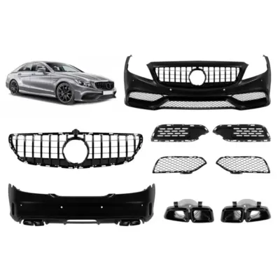 Pacchetto Tuning Design a Tipo 63 con Griglia Nera per Mercedes CLS C218