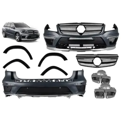 Pacchetto Tuning Tipo 63 con Terminali Cromati per Mercedes Gl X166 2012-2015
