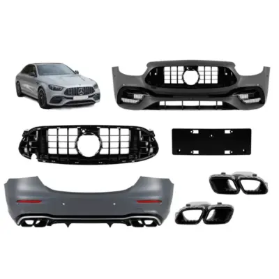Pacchetto Tuning Tipo 63 con Terminali Neri per Mercedes Classe E W213 dal 2020