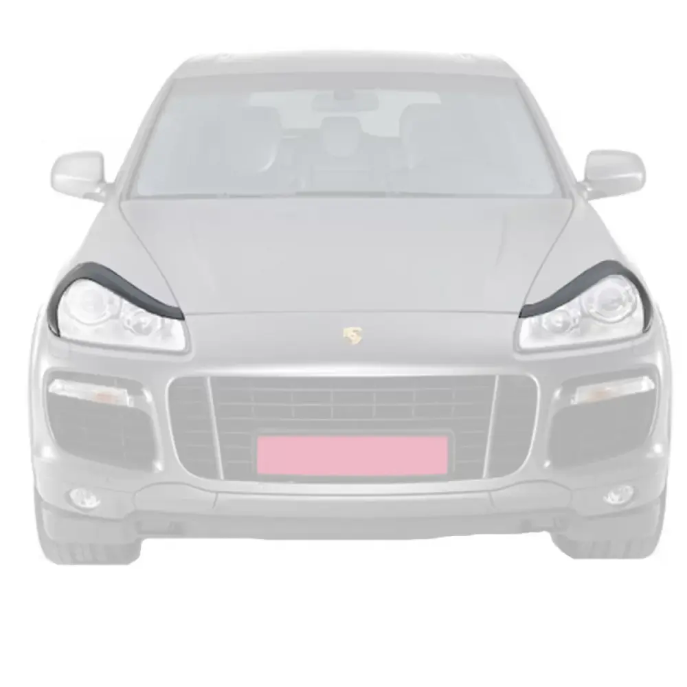 Palpebre Fari Anteriori 2 Pezzi per Porsche Cayenne 1 Facelift 07-10