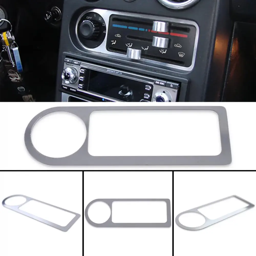 Pannello Controllo Ventilatore Riscaldamento Acciaio Inox per Mazda MX5 Na 89-98