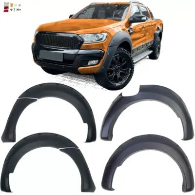 Parafango Allargatore Passaruota Set Grande per Ford Ranger T7 2015-2019