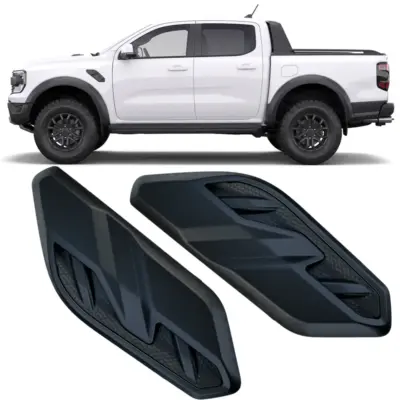 Parafango con Griglie di Ventilazione per Ford Ranger Raptor T9 dal 2023 Nero