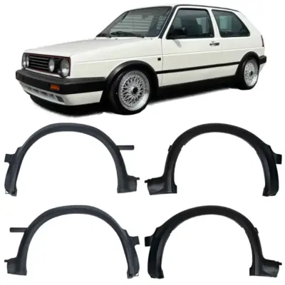 Parafango Estensione Archi Ruota GTI Look per Volkswagen Golf 2 88-92