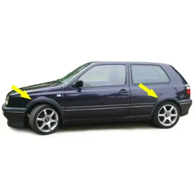 Parafango Estensione Passaruota Plastica Posteriore Volkswagen Golf 3 91-97