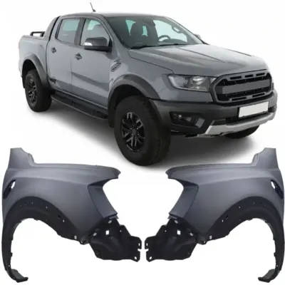 Parafango Set Anteriore Destro e Sinistro in Plastica per Ford Ranger Raptor