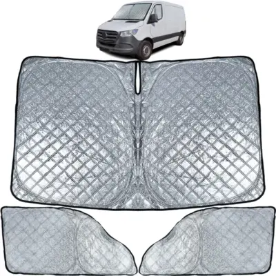 Parasole 3 Pezzi per Mercedes Sprinter W907 W910 dal 2018, Protezione Sole