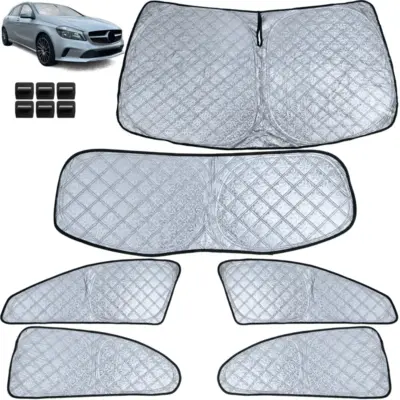 Parasole 6 Pezzi per Mercedes Classe A W176 2012-2018, Protezione Solare
