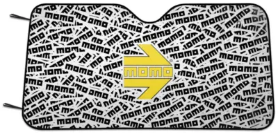 Parasole auto anteriore con motivo freccia bianco nero 130x60 cm