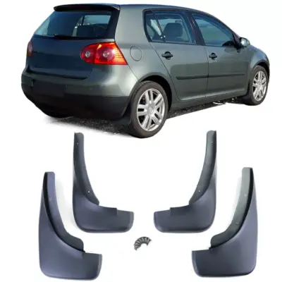 Paraspruzzi Anteriori e Posteriori Neri per Volkswagen Golf 5 03-09