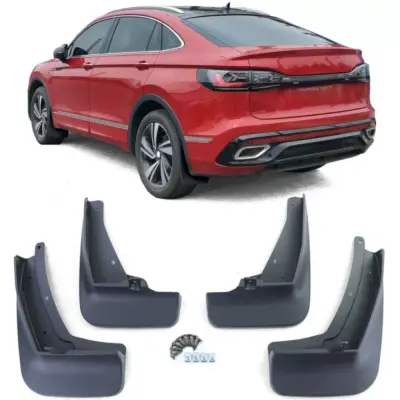 Paraspruzzi Anteriori e Posteriori Neri per Volkswagen Tiguan X dal 2020