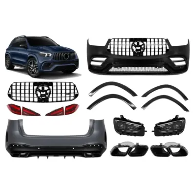 Paraurti Anteriore a Design GLE63 con LED Mercedes GLE SUV W167 2018-2023