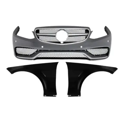 Paraurti Anteriore a Design per Mercedes Classe E W212 2014-2016 con PDC E63