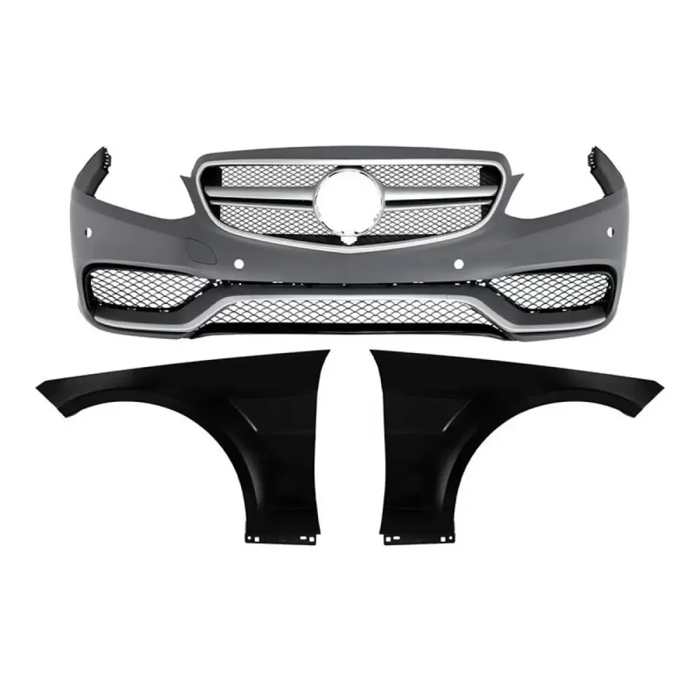 Paraurti Anteriore a Design per Mercedes Classe E W212 2014-2016 con PDC E63