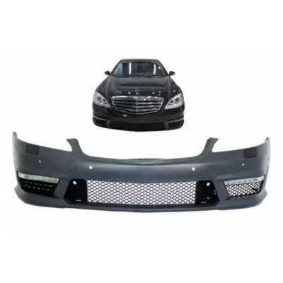 Paraurti Anteriore a Design S65 Look per Mercedes Classe S W221 06-13