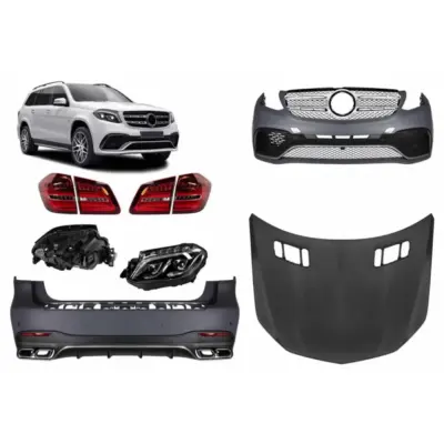 Paraurti Anteriore a Design Tipo GLS63 per Mercedes Gl X166 2011-2015