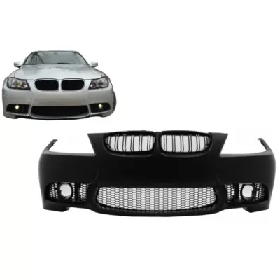Paraurti Anteriore con Griglie per BMW Serie 3 E90 E91 LCI 2008-2011 Berlina