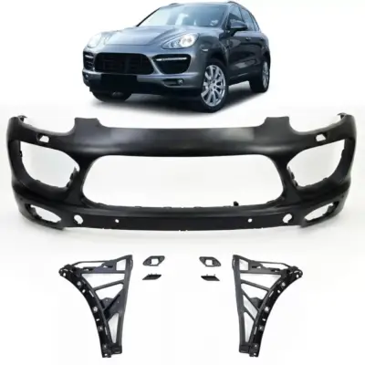 Paraurti Anteriore con Supporto per Porsche Cayenne 958 92a 2010-2014 Turbo