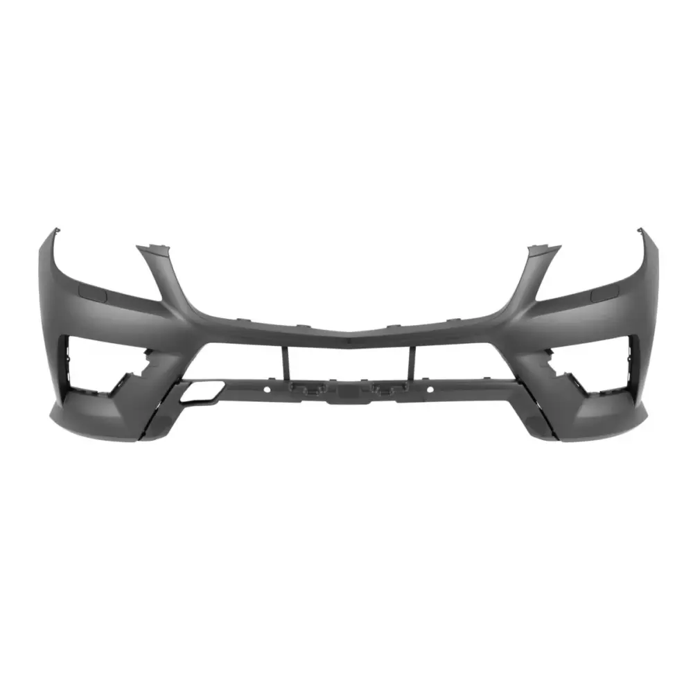 Paraurti Anteriore Design Line con Griglia 3 Razze Cromata Nera per Mercedes ml