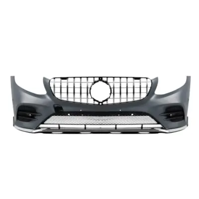 Paraurti Anteriore Design Line con Griglia GT Cromata Nera per Mercedes GLC