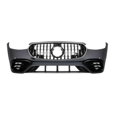Paraurti Anteriore Design S63 con Elementi Cromati Scuri per Mercedes Classe S