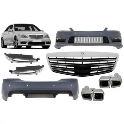 Paraurti Anteriore Design S63 per Mercedes Classe S W221 2006-2013