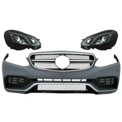 Paraurti Anteriore E63 Design con Fari LED Xenon Mercedes Classe E W212 S212