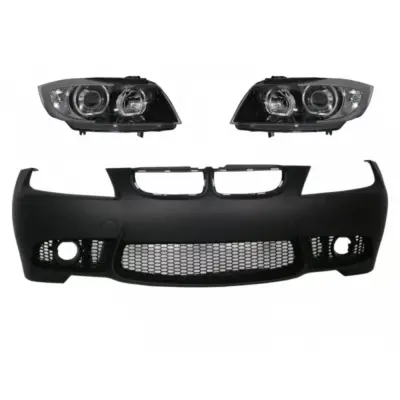 Paraurti Anteriore M3 Design con Fari Angel Eyes per BMW Serie 3 E90 E91