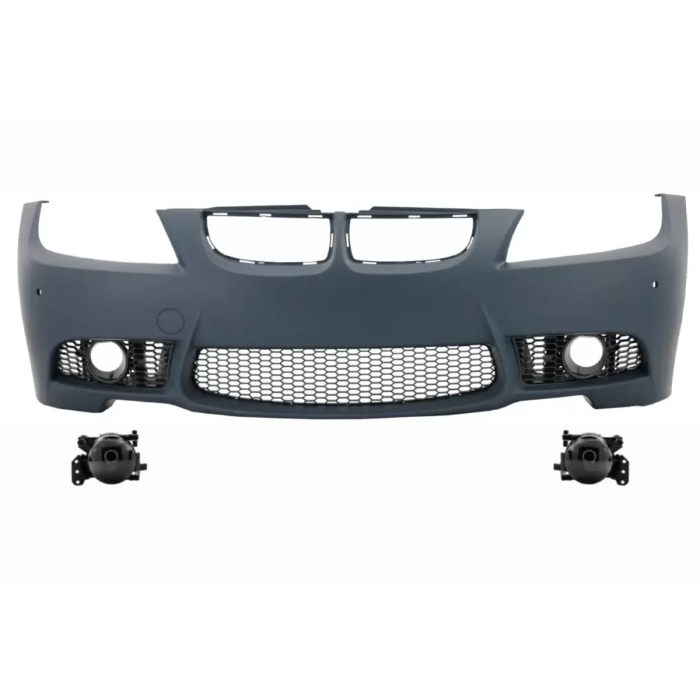 Paraurti Anteriore M3 Design con Fendinebbia Fumé per BMW Serie 3 E90 E91