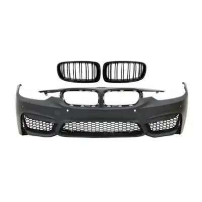 Paraurti Anteriore M3 Sport Evo con Griglie Doppia Striscia per BMW Serie 3 F30