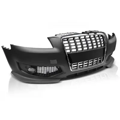 Paraurti Anteriore Sportivo Cromato Nero per Audi A3 06.05-04.08