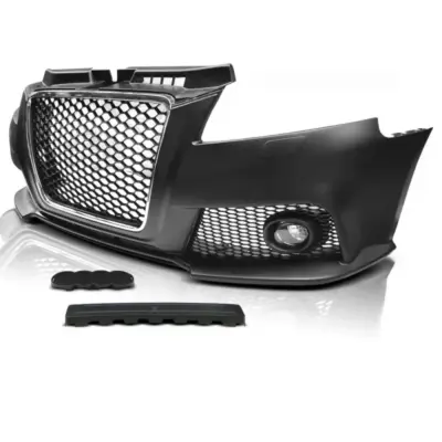 Paraurti Anteriore Sportivo Cromato Nero per Audi A3 08-12