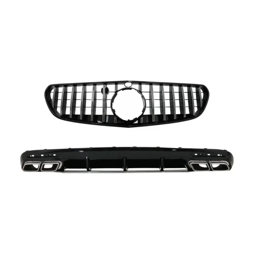 Paraurti Posteriore con Diffusore Aria e Terminali Cromati Mercedes Classe S